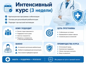Реабилитация за 21 день в Нижних Сергах